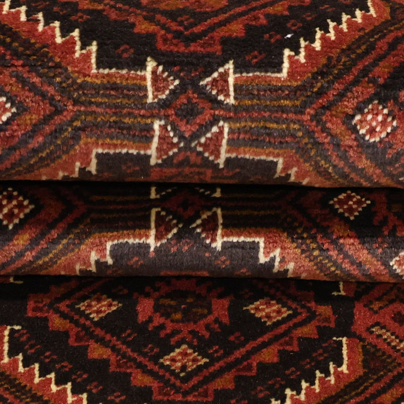 Tappeto corsia Tappeto Belutsch - 192 x 98 cm - rosso scuro