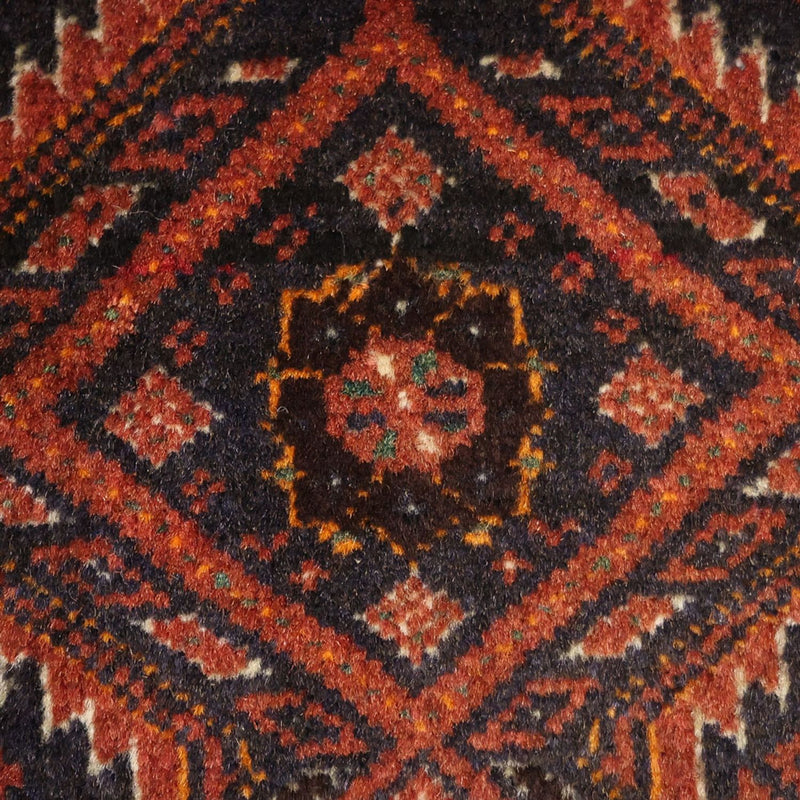 Tappeto corsia Tappeto Belutsch - 194 x 97 cm - rosso scuro