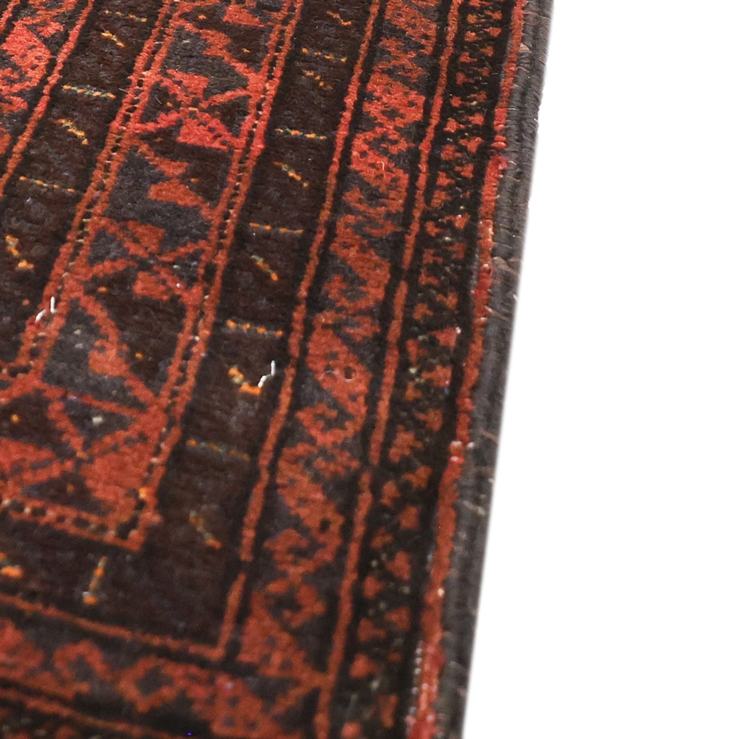 Tappeto corsia Tappeto Belutsch - 194 x 97 cm - rosso scuro