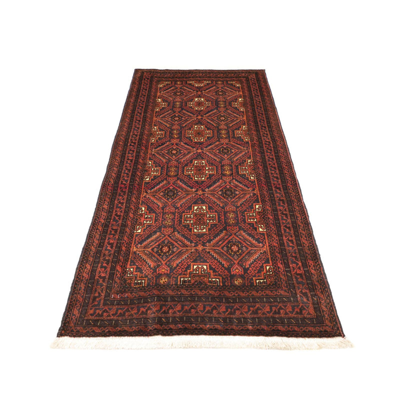 Tappeto corsia Tappeto Belutsch - 194 x 97 cm - rosso scuro