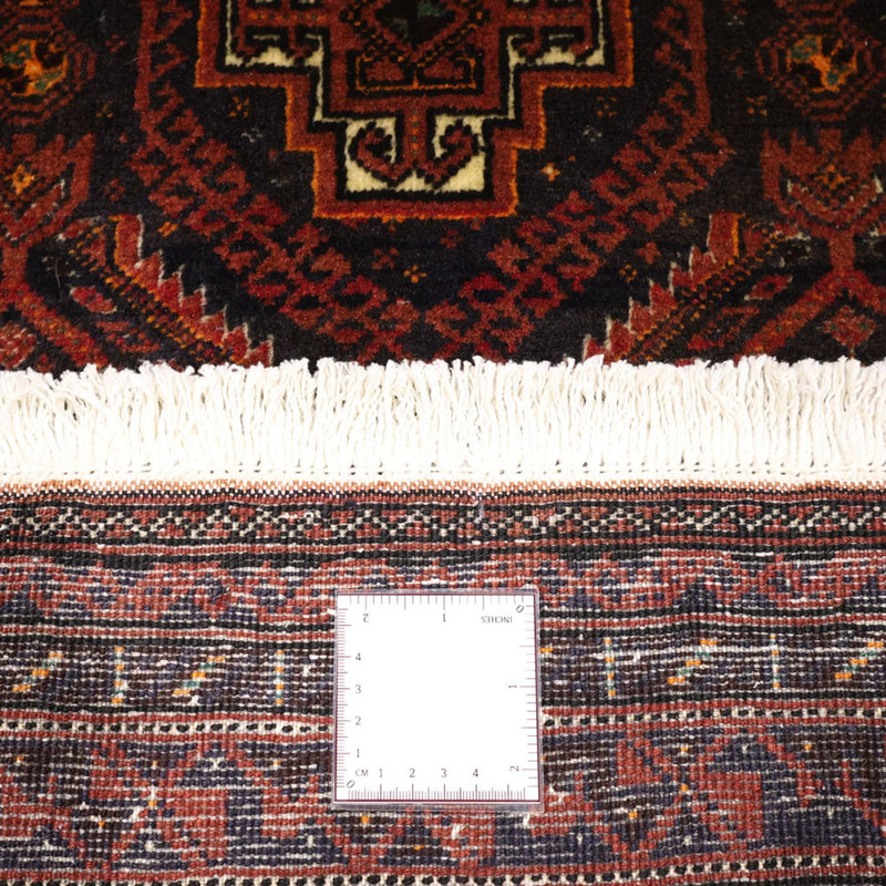 Tappeto corsia Tappeto Belutsch - 194 x 97 cm - rosso scuro
