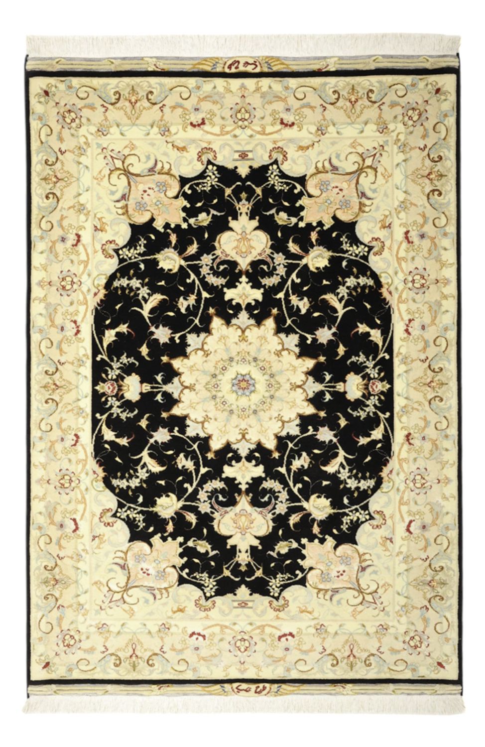Tappeto Persero - Tabriz - Reale - 152 x 99 cm - blu scuro