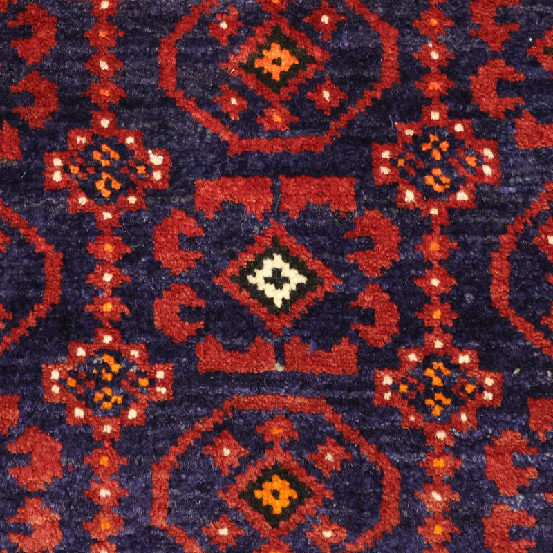 Tappeto corsia Tappeto Belutsch - 185 x 100 cm - rosso scuro