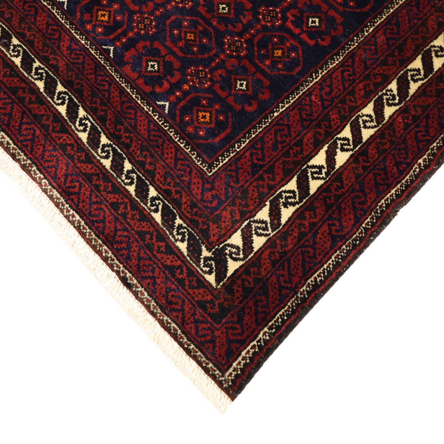 Tappeto corsia Tappeto Belutsch - 185 x 100 cm - rosso scuro