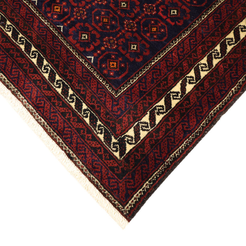 Tappeto corsia Tappeto Belutsch - 185 x 100 cm - rosso scuro
