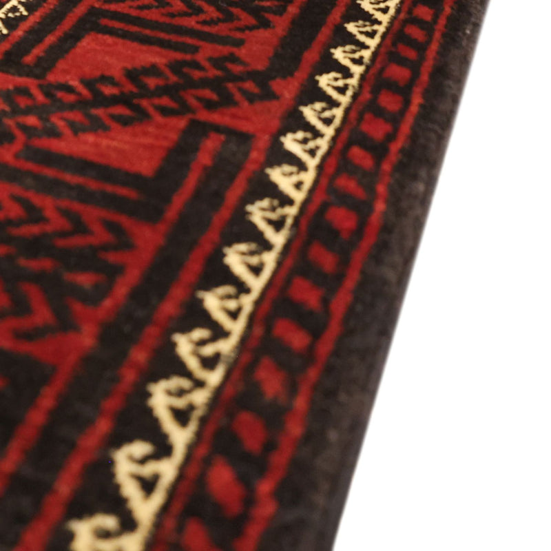 Tappeto corsia Tappeto Belutsch - 199 x 102 cm - rosso scuro