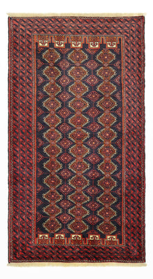 Tappeto corsia Tappeto Belutsch - 197 x 106 cm - rosso scuro