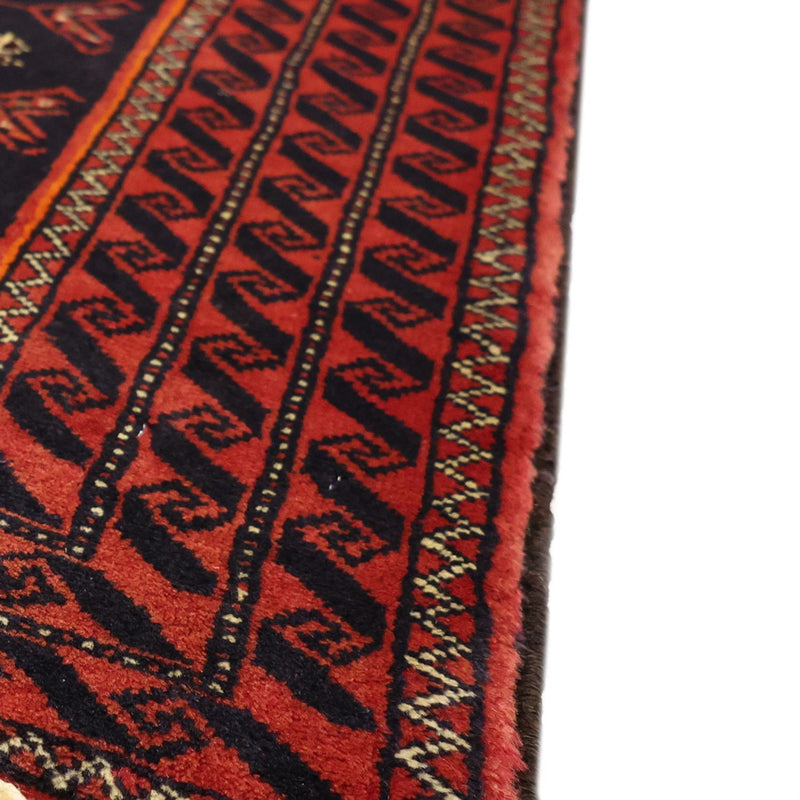 Tappeto corsia Tappeto Belutsch - 197 x 106 cm - rosso scuro