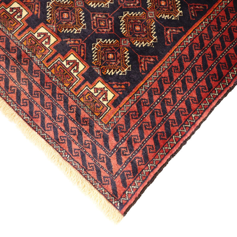 Tappeto corsia Tappeto Belutsch - 197 x 106 cm - rosso scuro