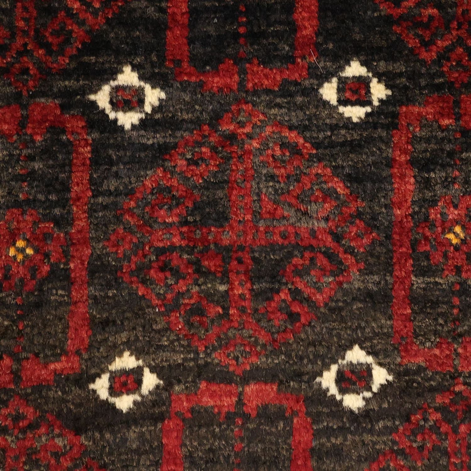 Tappeto corsia Tappeto Belutsch - 196 x 107 cm - rosso scuro