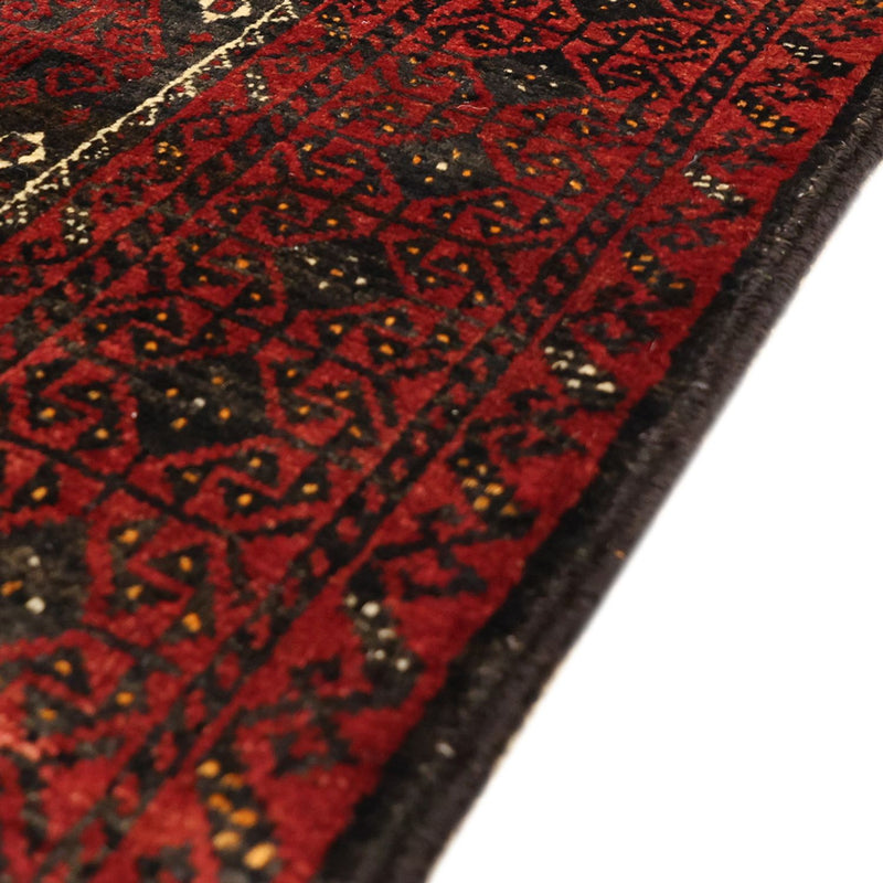 Tappeto corsia Tappeto Belutsch - 196 x 107 cm - rosso scuro