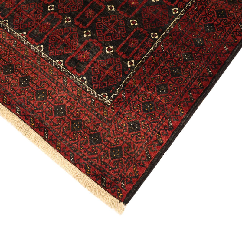 Tappeto corsia Tappeto Belutsch - 196 x 107 cm - rosso scuro