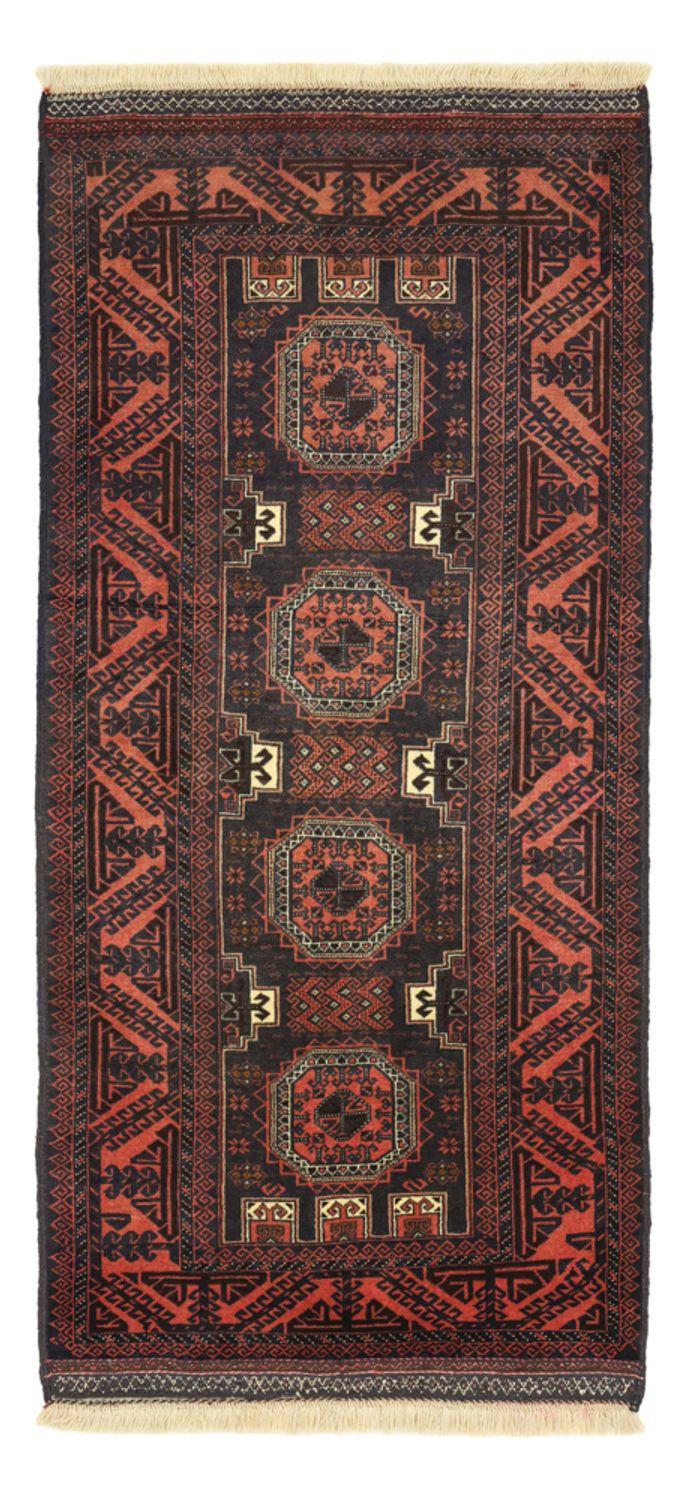 Tappeto corsia Tappeto Belutsch - 196 x 92 cm - rosso scuro