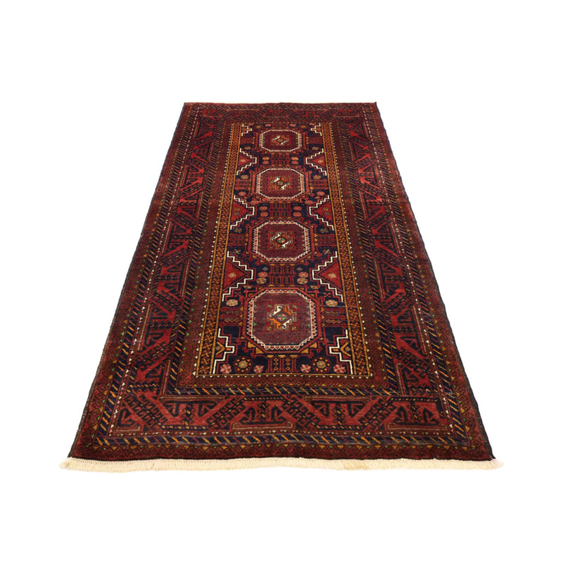 Tappeto corsia Tappeto Belutsch - 188 x 101 cm - rosso scuro