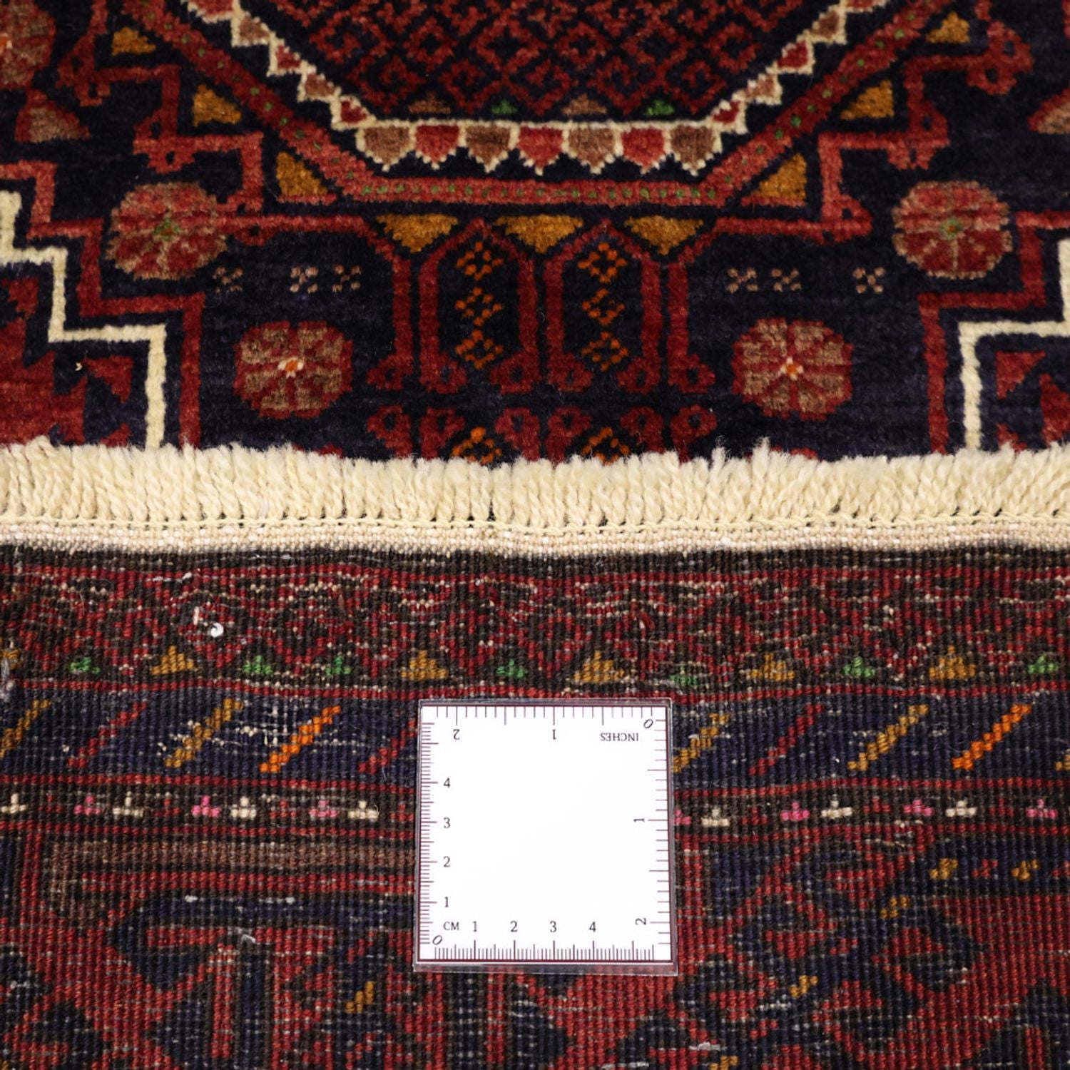 Tappeto corsia Tappeto Belutsch - 188 x 101 cm - rosso scuro