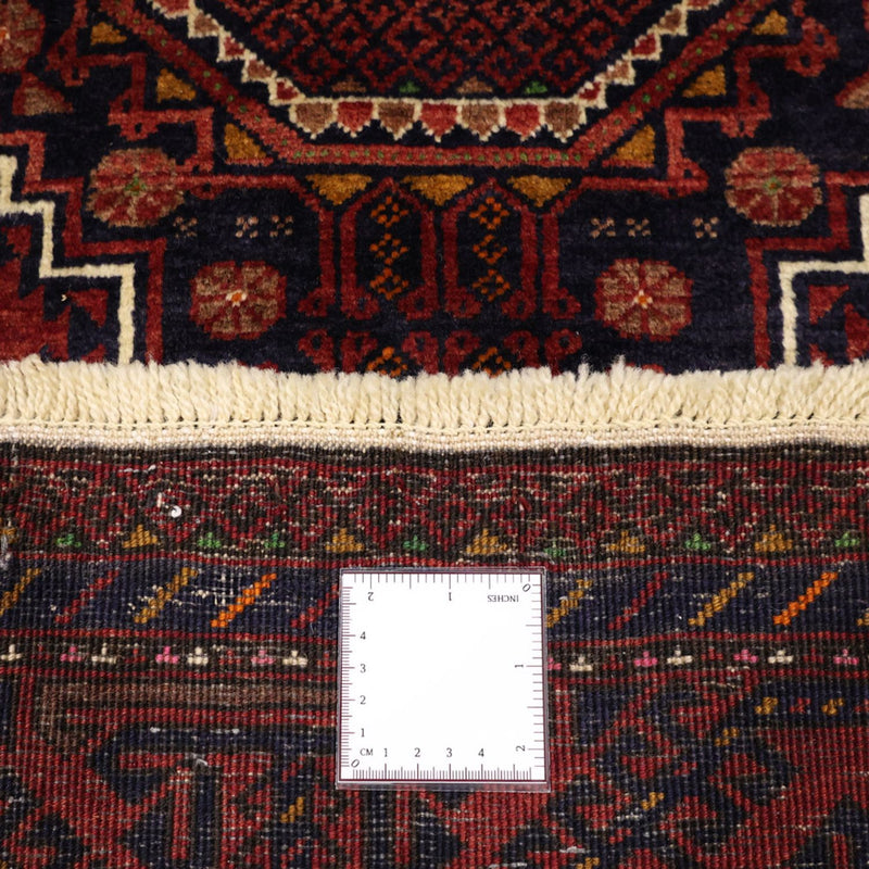 Tappeto corsia Tappeto Belutsch - 188 x 101 cm - rosso scuro