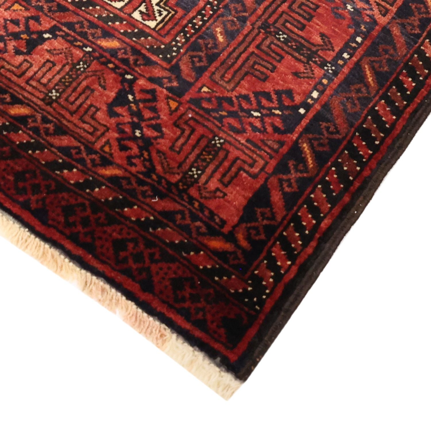 Tappeto corsia Tappeto Belutsch - 200 x 107 cm - rosso scuro