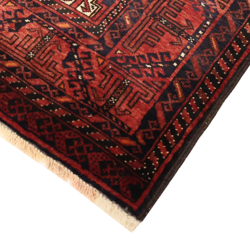 Tappeto corsia Tappeto Belutsch - 200 x 107 cm - rosso scuro