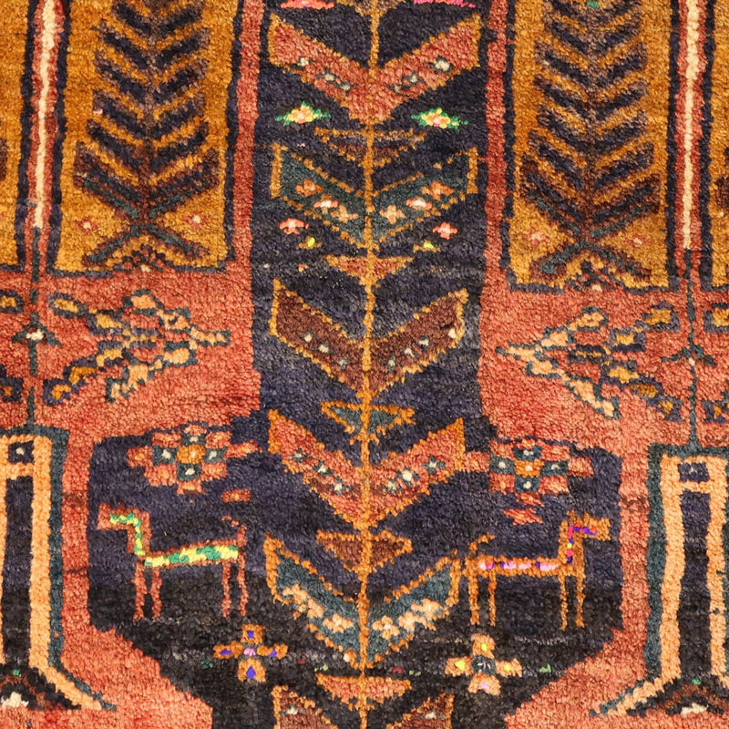 Tappeto corsia Tappeto Belutsch - 212 x 106 cm - rosso scuro