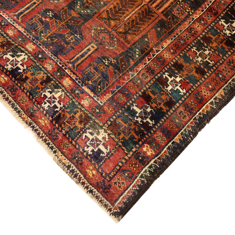 Tappeto corsia Tappeto Belutsch - 212 x 106 cm - rosso scuro