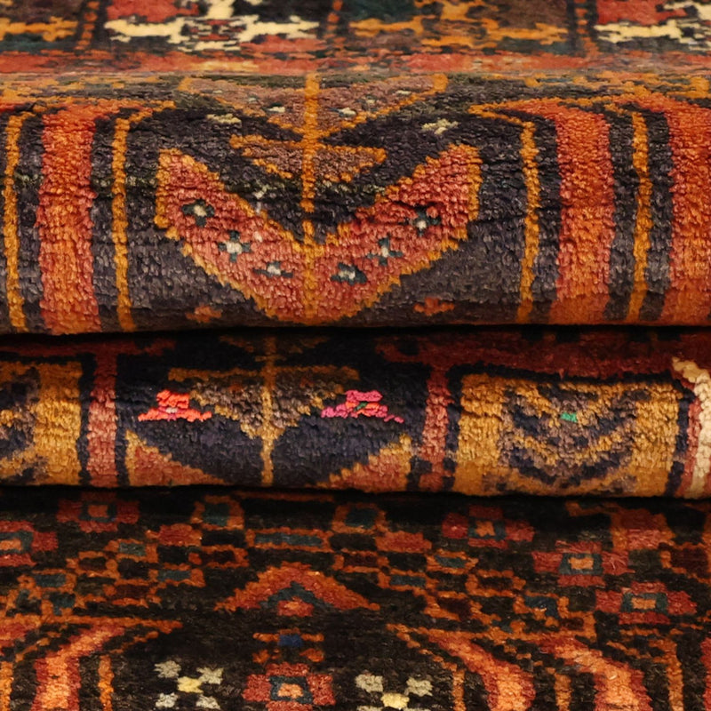 Tappeto corsia Tappeto Belutsch - 212 x 106 cm - rosso scuro