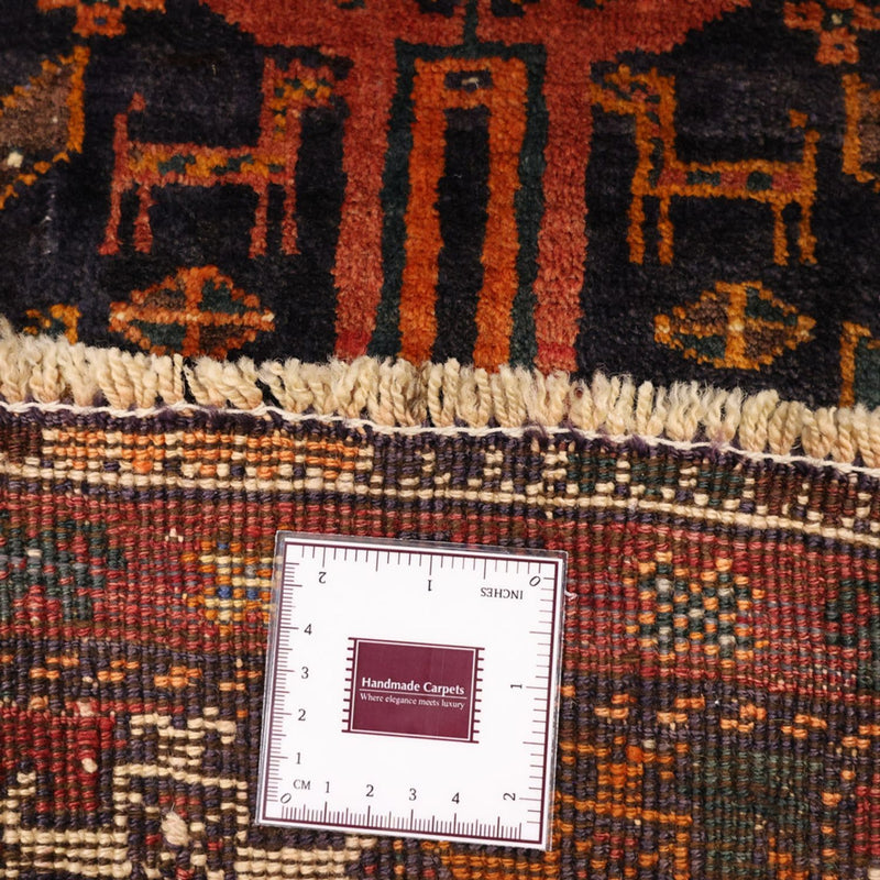 Tappeto corsia Tappeto Belutsch - 212 x 106 cm - rosso scuro