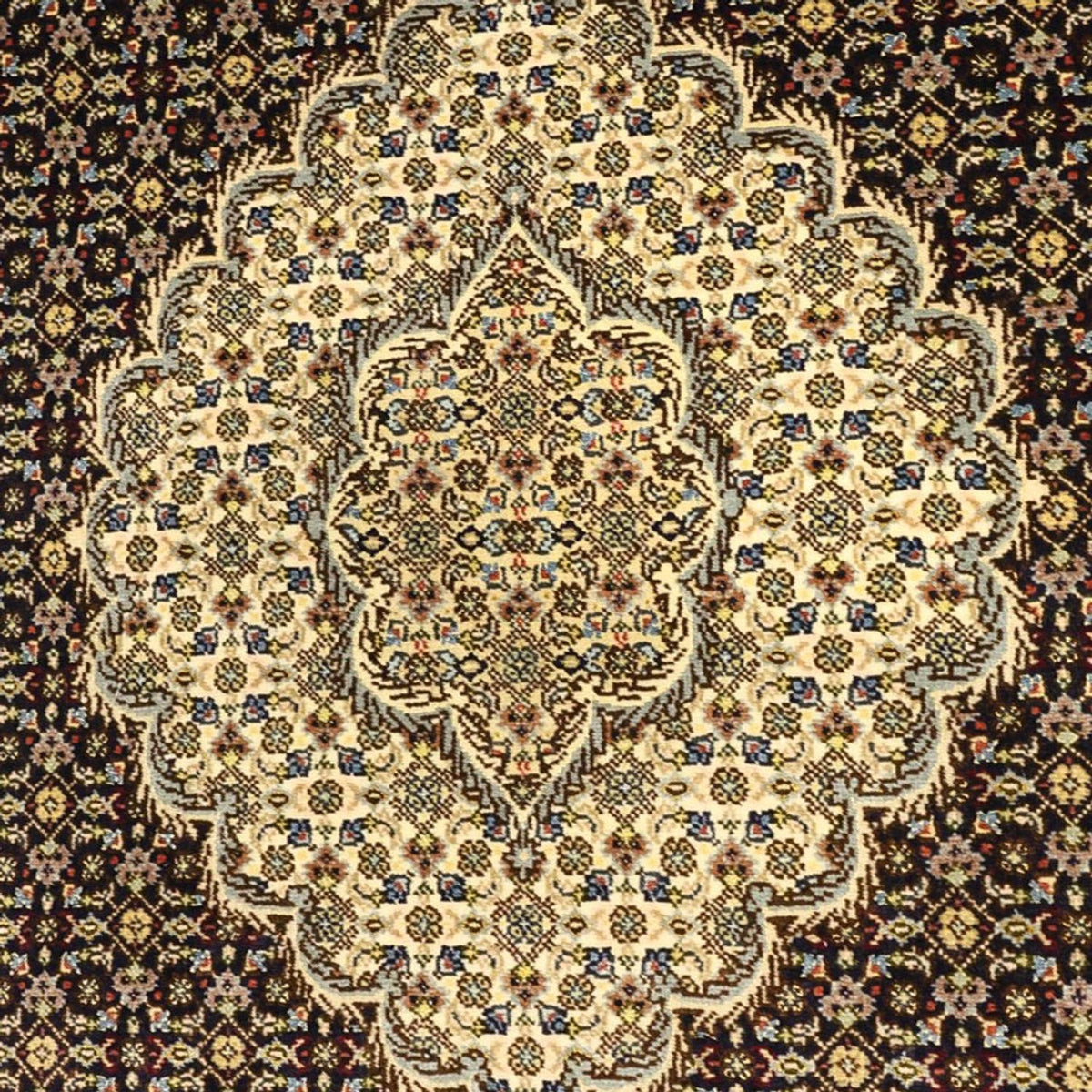 Tappeto Persero - Tabriz - Reale - 146 x 102 cm - verde scuro