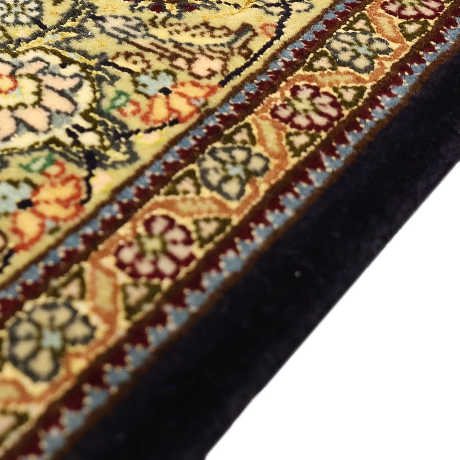 Tappeto Persero - Tabriz - Reale - 146 x 102 cm - verde scuro