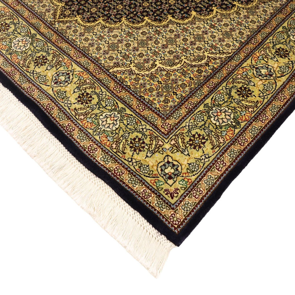 Tappeto Persero - Tabriz - Reale - 146 x 102 cm - verde scuro