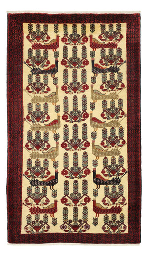 Tappeto corsia Tappeto Belutsch - 196 x 109 cm - beige