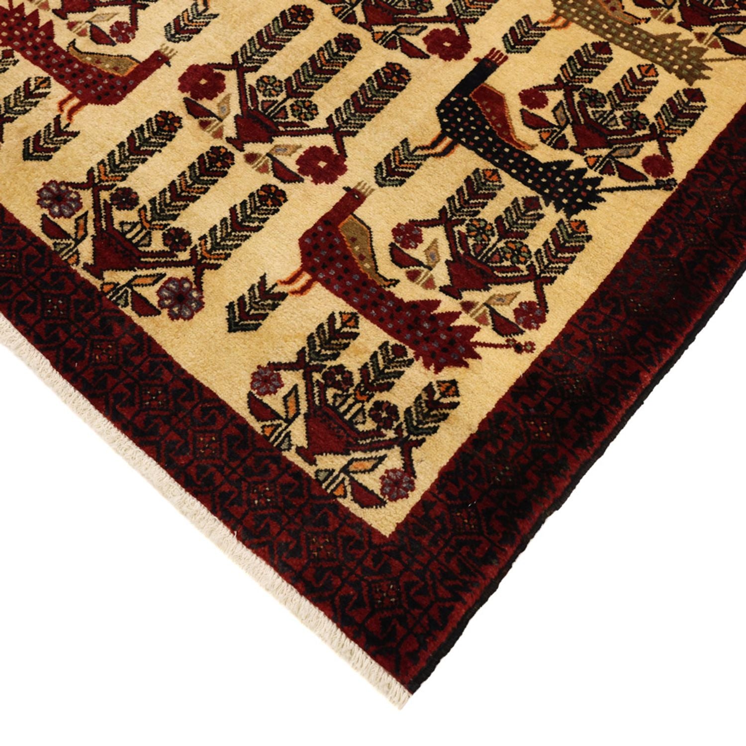 Tappeto corsia Tappeto Belutsch - 196 x 109 cm - beige