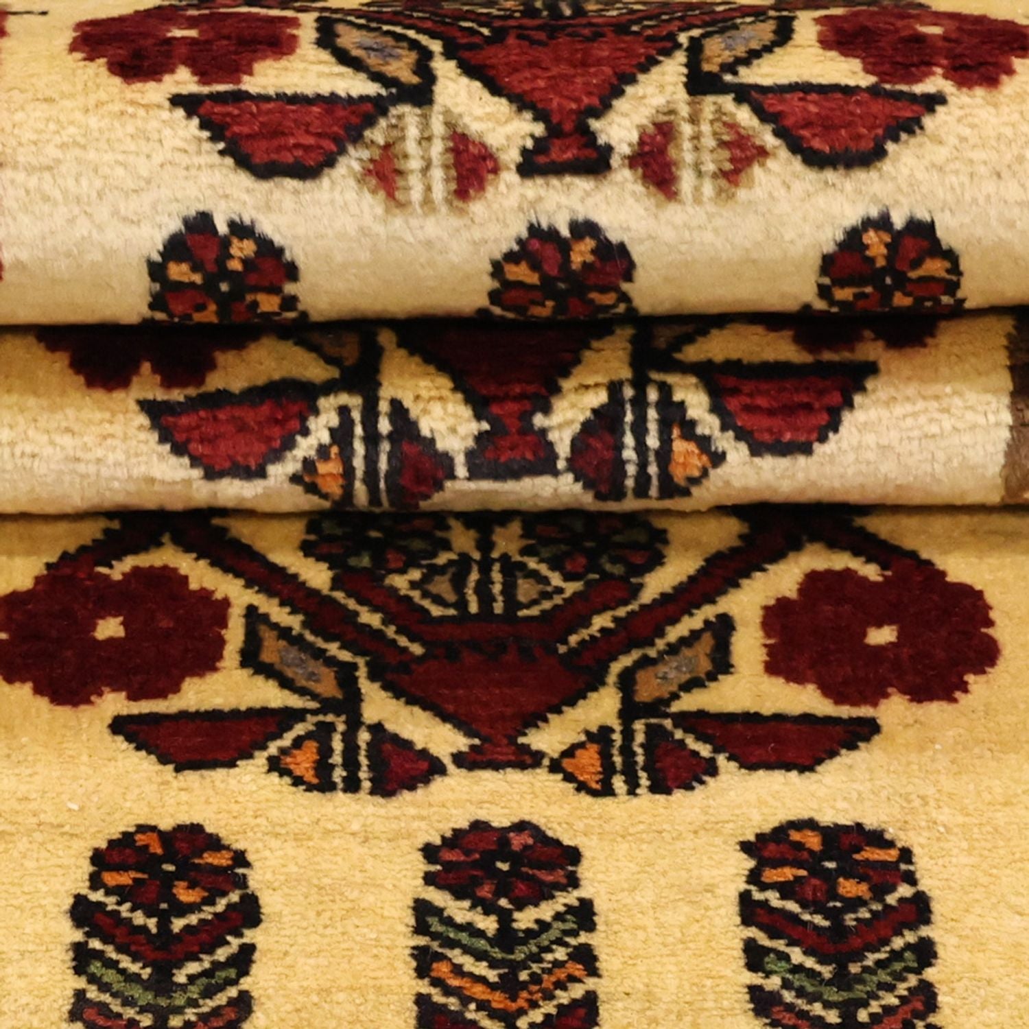 Tappeto corsia Tappeto Belutsch - 196 x 109 cm - beige