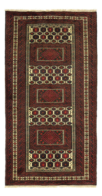 Tappeto corsia Tappeto Belutsch - 194 x 102 cm - rosso scuro