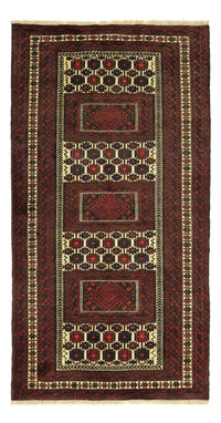 Tappeto corsia Tappeto Belutsch - 194 x 102 cm - rosso scuro