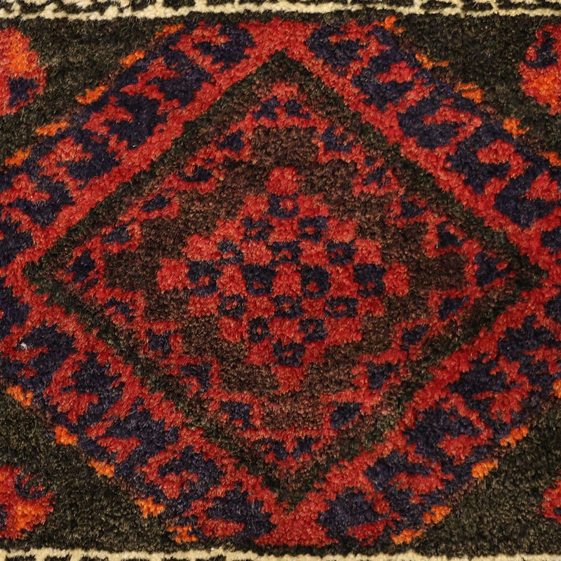 Tappeto corsia Tappeto Belutsch - 194 x 102 cm - rosso scuro