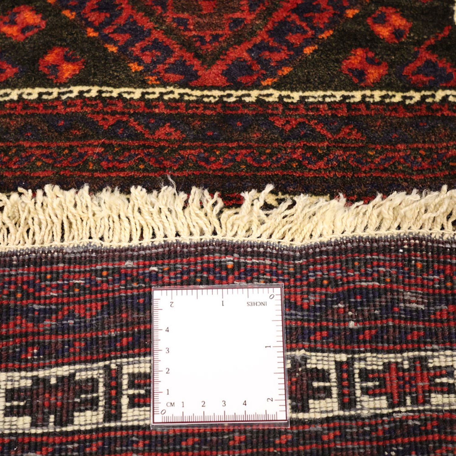Tappeto corsia Tappeto Belutsch - 194 x 102 cm - rosso scuro