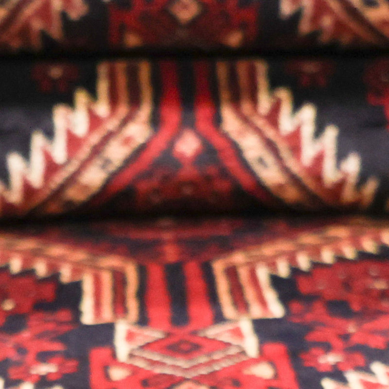 Tappeto corsia Tappeto Belutsch - 199 x 100 cm - rosso scuro