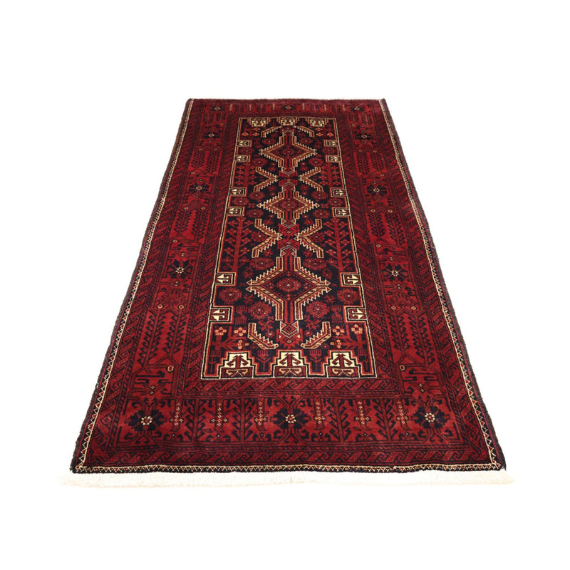 Tappeto corsia Tappeto Belutsch - 199 x 100 cm - rosso scuro