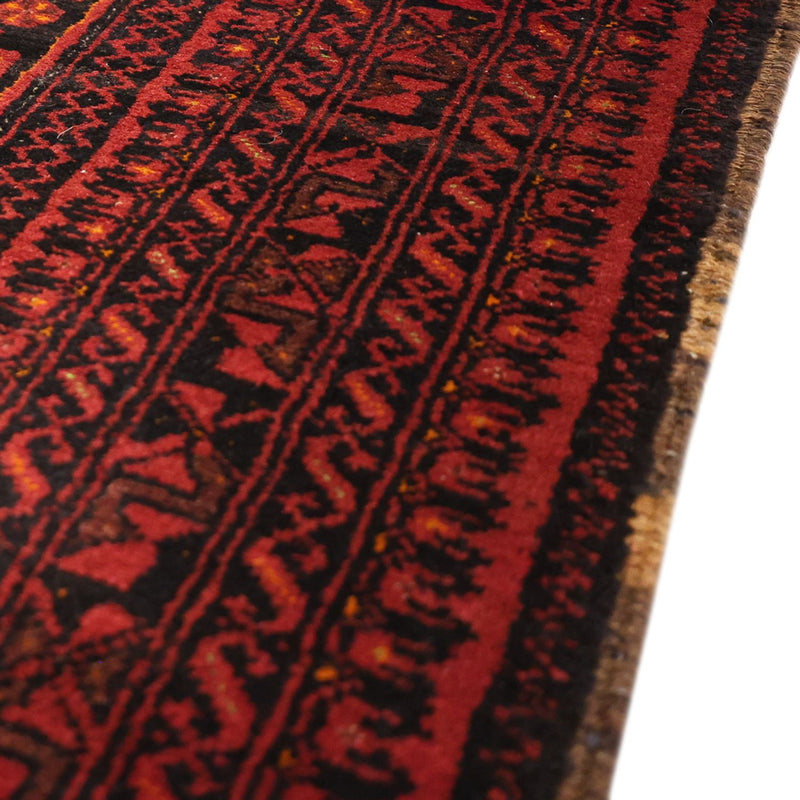 Tappeto corsia Tappeto Belutsch - 192 x 100 cm - rosso scuro