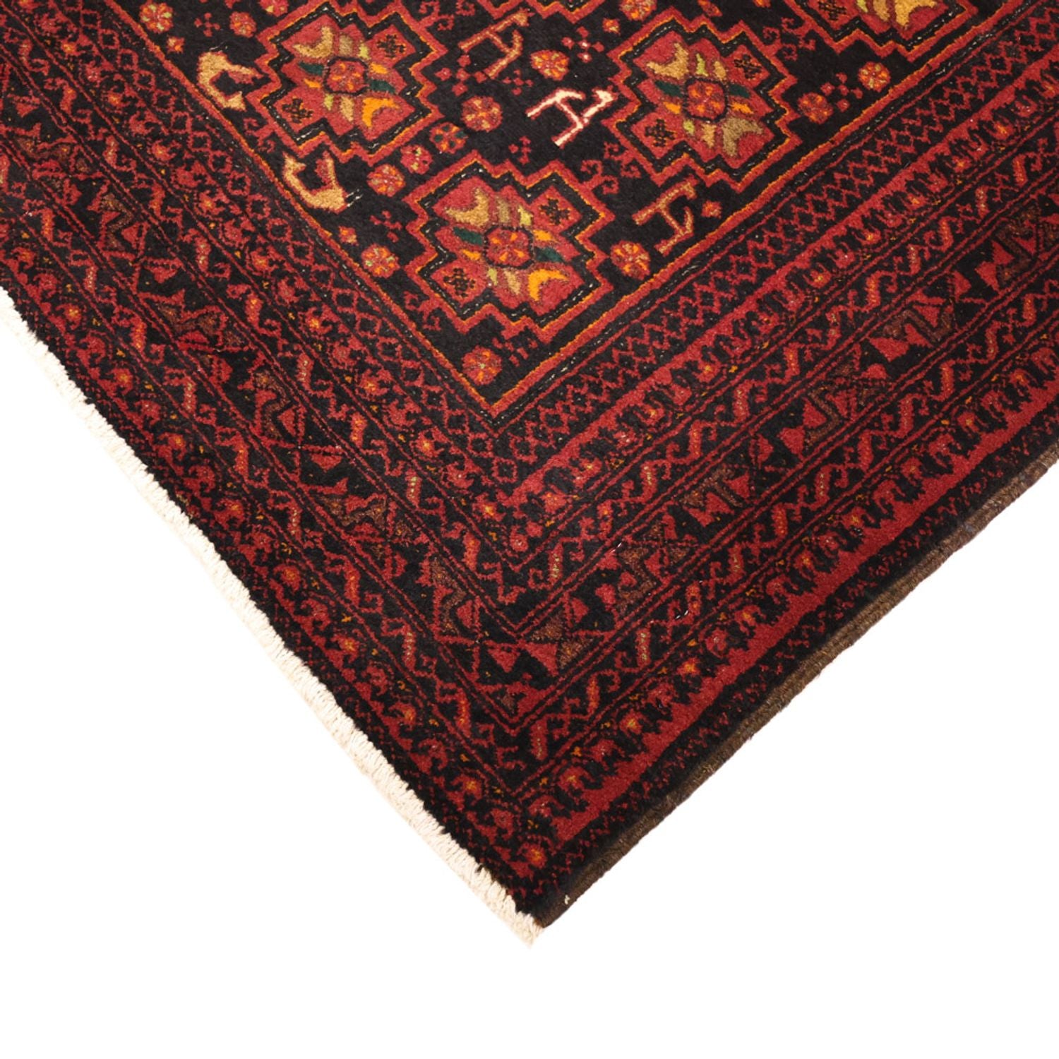 Tappeto corsia Tappeto Belutsch - 192 x 100 cm - rosso scuro