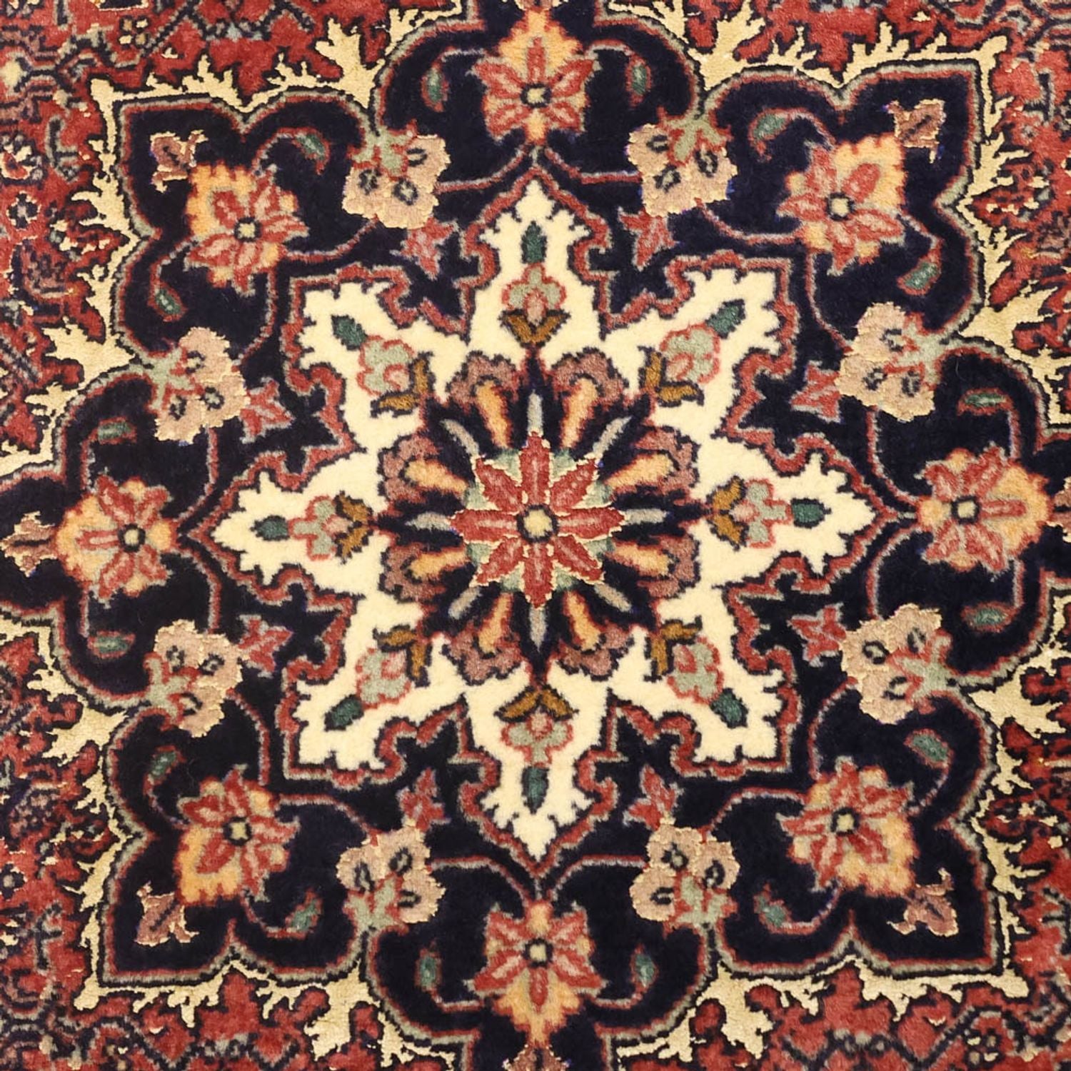 Tappeto Persero - Bidjar - 140 x 72 cm - rosso scuro