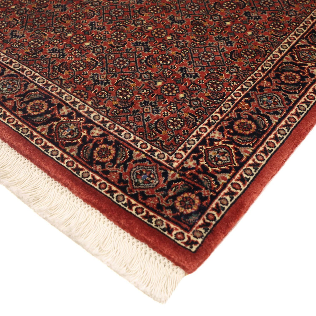 Tappeto Persero - Bidjar - 140 x 72 cm - rosso scuro
