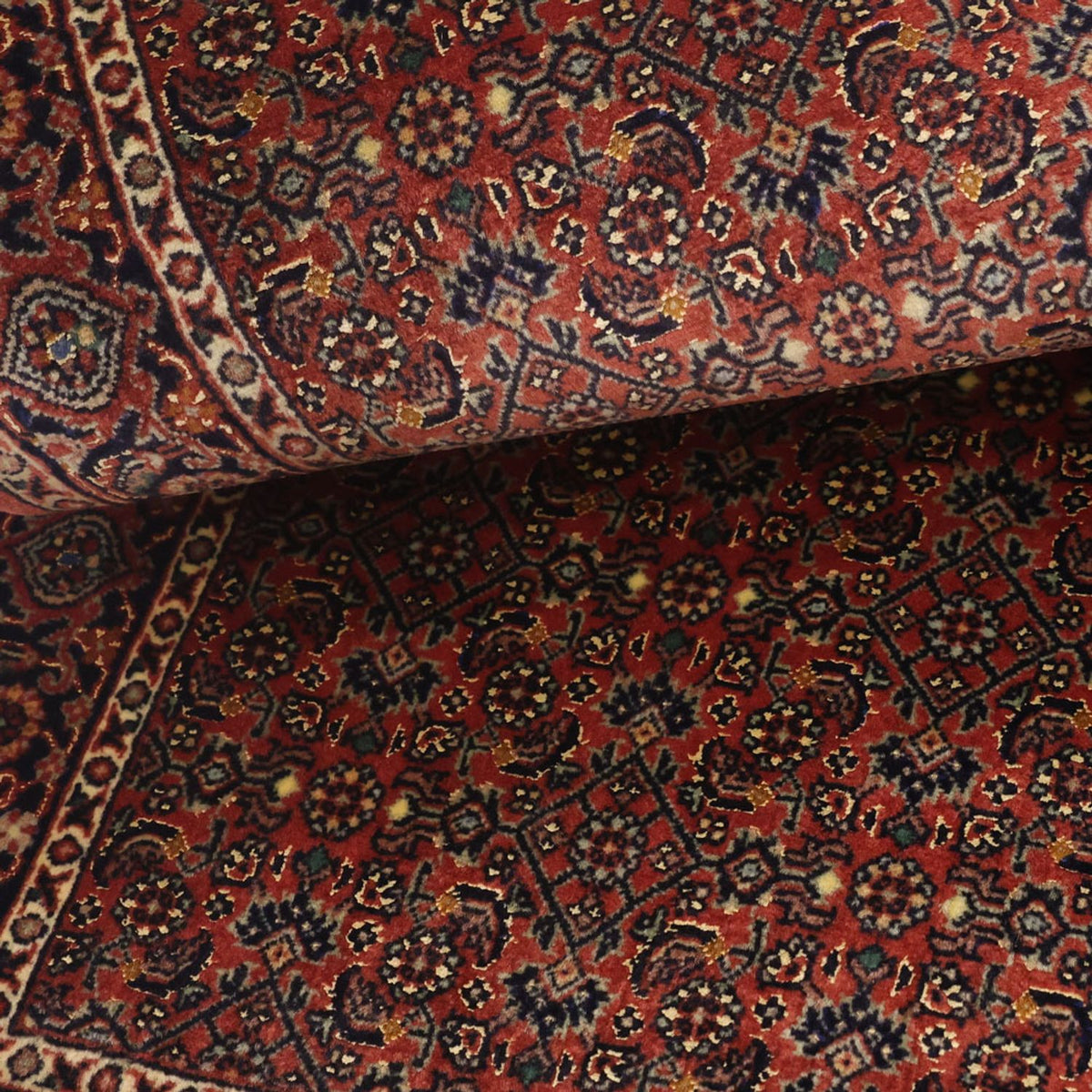 Tappeto Persero - Bidjar - 140 x 72 cm - rosso scuro