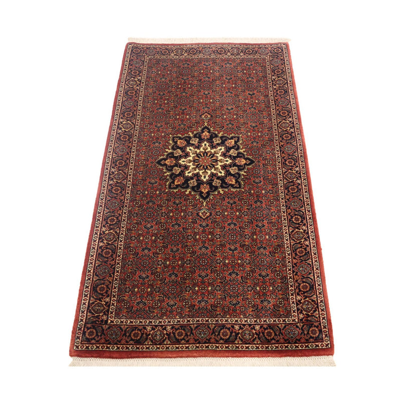 Tappeto Persero - Bidjar - 140 x 72 cm - rosso scuro