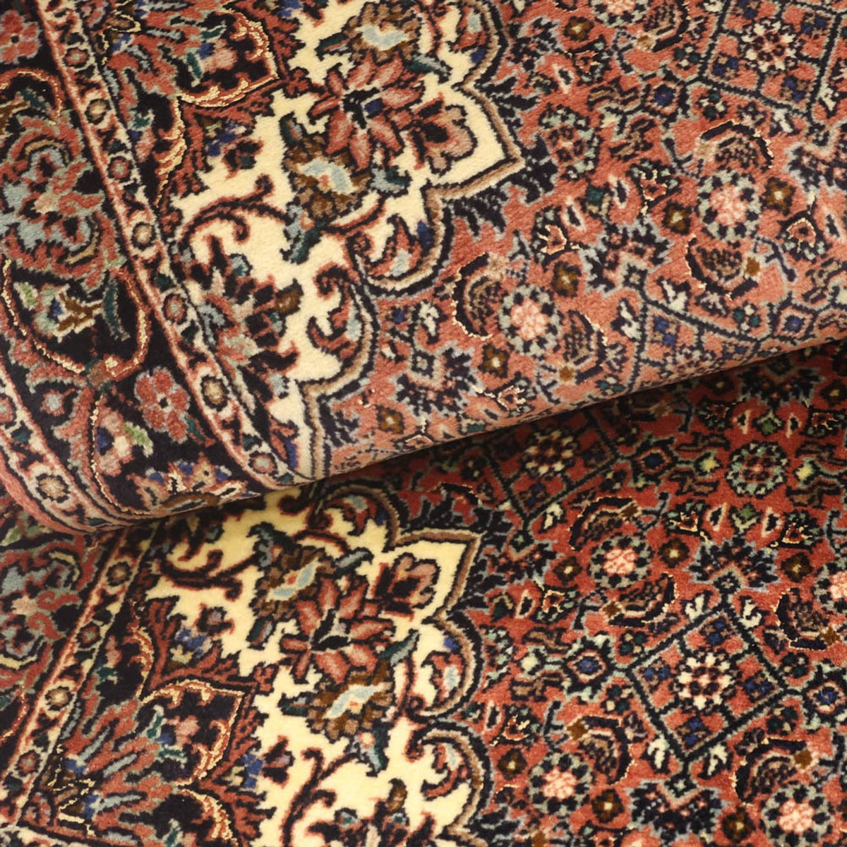 Tappeto Persero - Bidjar - 144 x 70 cm - rosso scuro