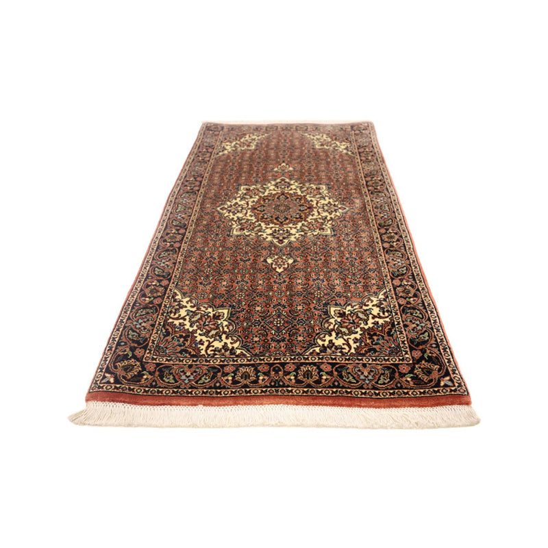 Tappeto Persero - Bidjar - 144 x 70 cm - rosso scuro