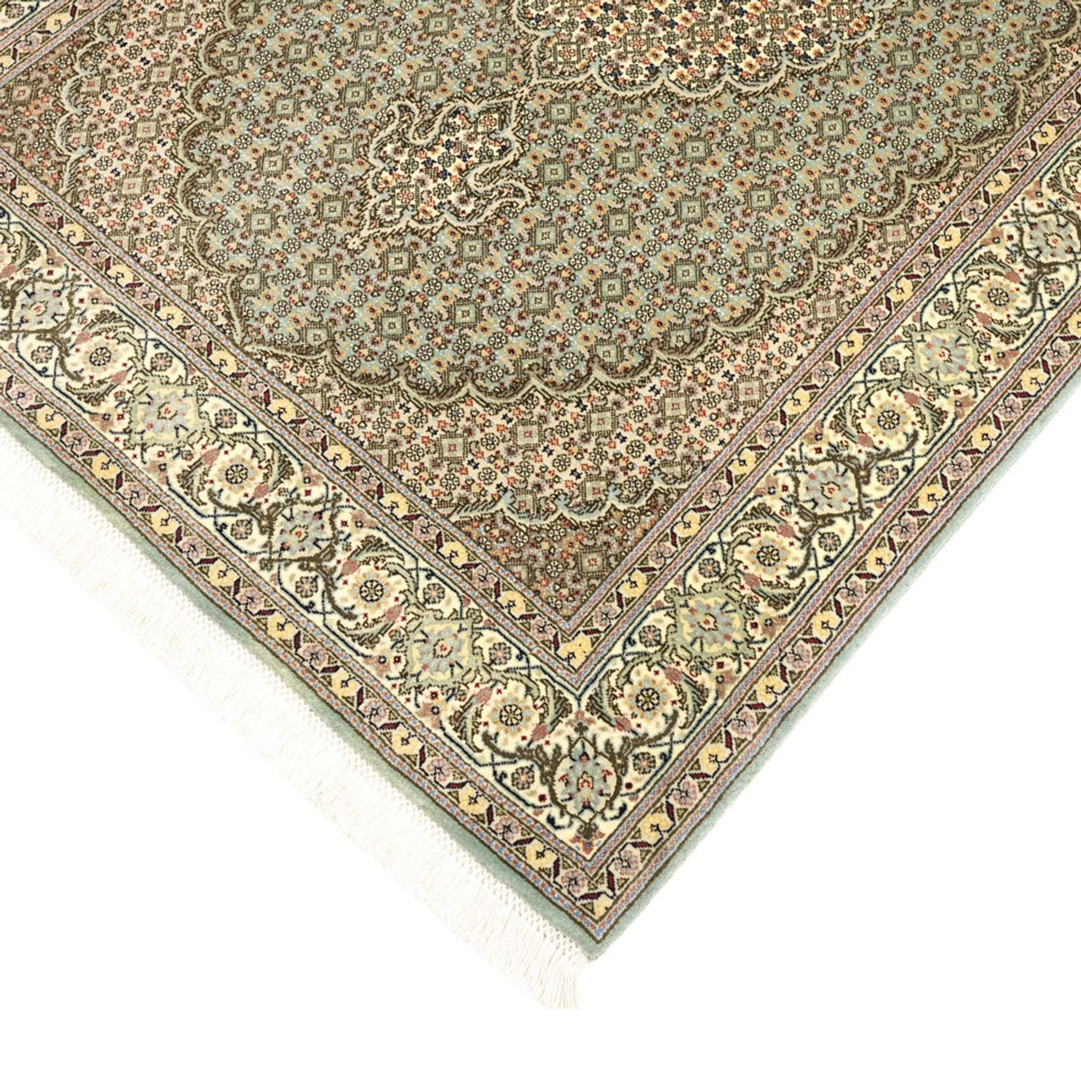 Tappeto Persero - Tabriz - Reale - 153 x 101 cm - verde oliva