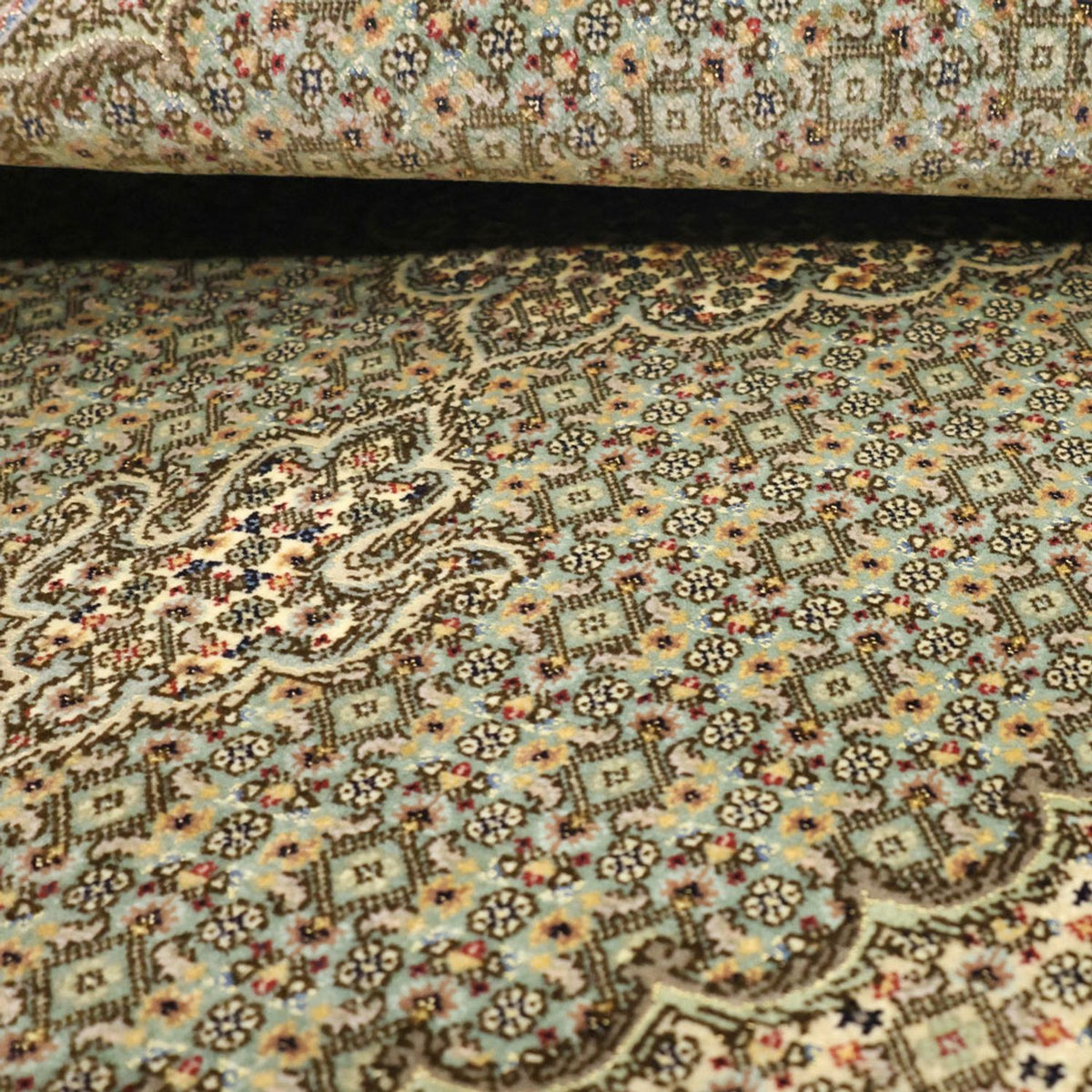 Tappeto Persero - Tabriz - Reale - 153 x 101 cm - verde oliva