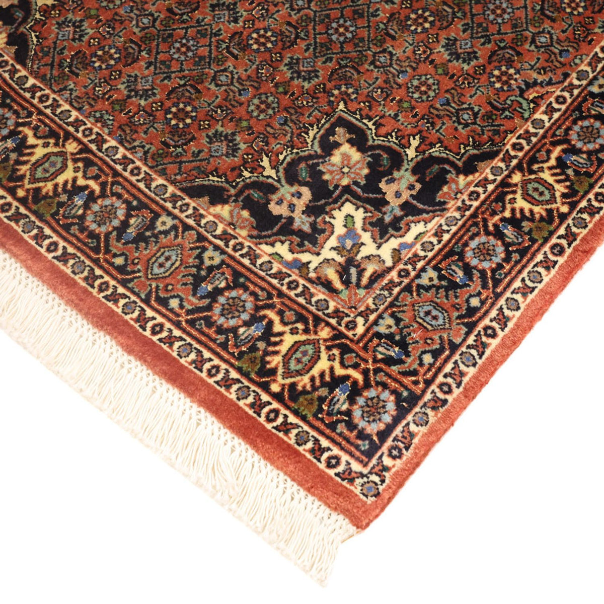 Tappeto Persero - Bidjar - 140 x 68 cm - rosso scuro