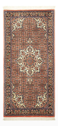 Tappeto Persero - Bidjar - 141 x 69 cm - rosso scuro